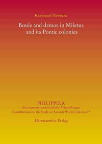 Boule and demos in Miletus and its Pontic colonies