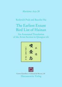The Earliest Extant Bird List of Hainan