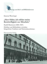 "Herr Hitler, ich erkläre meine Bereitwilligkeit zur Mitarbeit"