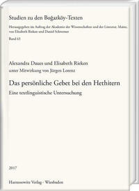 Das persönliche Gebet bei den Hethitern