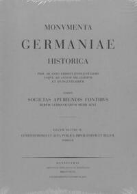 Constitutiones et acta publica imperatorum et regum (1198-1272)