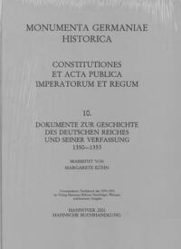 Constitutiones et acta publica imperatorum et regum (1350-1353)