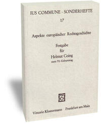Aspekte europäischer Rechtsgeschichte