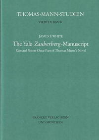 The Yale 'Zauberberg'-Manuscript