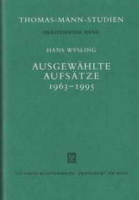 Ausgewählte Aufsätze 1963-1995
