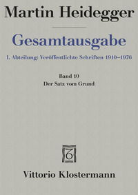 Der Satz vom Grund (1955-1956)