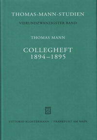 Collegheft 1894-1895