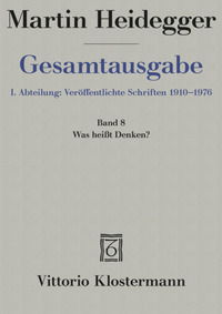 Was heisst Denken? (1951-1952)