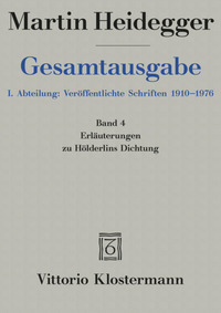 Erläuterungen zu Hölderlins Dichtung (1936-1968)