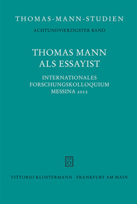 Thomas Mann als Essayist