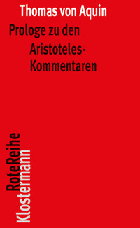 Prologe zu den Aristoteles-Kommentaren