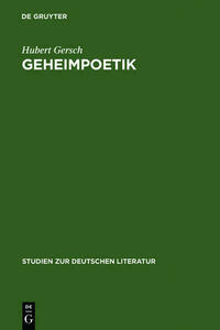 Geheimpoetik