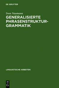 Generalisierte Phrasenstrukturgrammatik