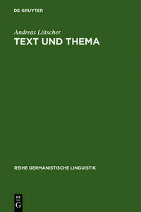 Text und Thema