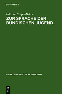 Zur Sprache der bündischen Jugend