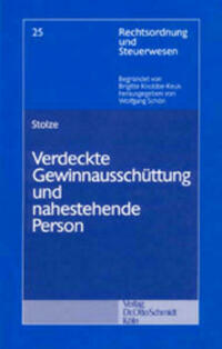 Verdeckte Gewinnausschüttung und nahestehende Person