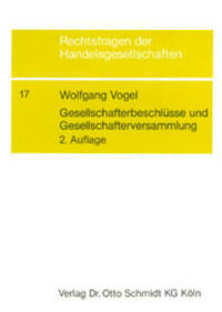 Gesellschafterbeschlüsse und Gesellschafterversammlung