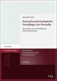 Perzeptionsphonologische Grundlagen der Prosodie
