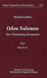 Oden Salomos. Teil 3