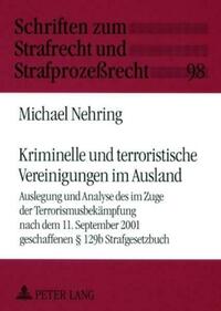 Kriminelle und terroristische Vereinigungen im Ausland