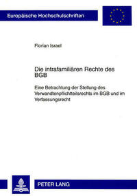 Die intrafamiliaeren Rechte des BGB