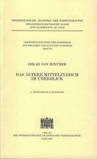 Das ältere Mittelindisch im Überblick