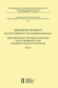 Geschichte Waṣṣāf´s, Band 4
