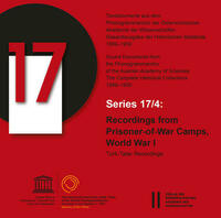 Series 17/4: Recordings from Prisoner-of-War Camps, World War I. Turk-Tatar Recordings