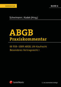 ABGB Praxiskommentar / ABGB Praxiskommentar - Band 6, 5. Auflage