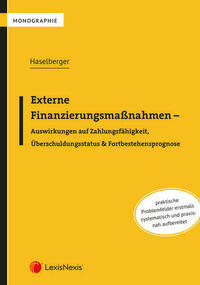 Externe Finanzierungsmaßnahmen - Auswirkungen auf Zahlungsfähigkeit, Überschuldungsstatus & Fortbestehensprognose