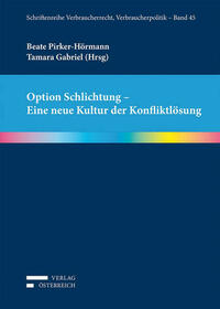 Option Schlichtung - Eine neue Kultur der Konfliktlösung