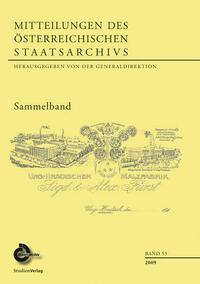 Mitteilungen des Österreichischen Staatsarchivs, Band 53