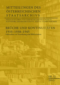 Brüche und Kontinuitäten 1933–1938–1945