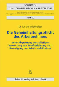 Die Geheimhaltungspflicht des Arbeitnehmers