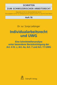 Individualarbeitsrecht und UWG