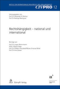 Rechtshängigkeit - national und international