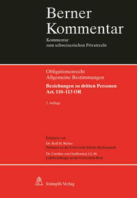 Beziehungen zu dritten Personen. Art. 110-113 OR