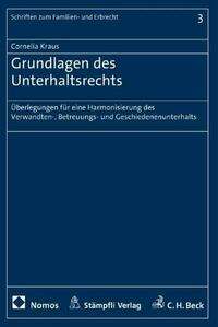 Grundlagen des Unterhaltsrechts