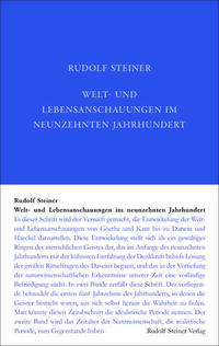 Welt- und Lebensanschauungen im neunzehnten Jahrhundert