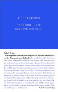 Die Kernpunkte der Sozialen Frage in den Lebensnotwendigkeiten der Gegenwart und Zukunft