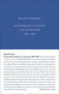 Gesammelte Aufsätze zur Literatur 1884–1902