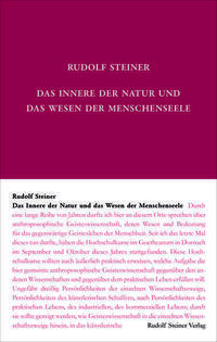 Das Innere der Natur und das Wesen der Menschenseele