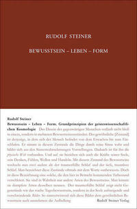 Bewusstsein – Leben – Form
