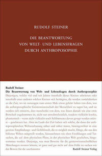 Die Beantwortung von Welt- und Lebensfragen durch Anthroposophie