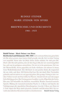 Rudolf Steiner - Marie Steiner-von Sivers: Briefwechsel und Dokumente 1901-1925