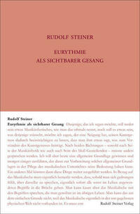 Eurythmie als sichtbarer Gesang