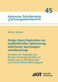 Design Space Exploration zur multikriteriellen Optimierung elektrischer Sportwagenantriebsstränge: Variation von Topologie und Komponenteneigenschaften zur Steigerung von Fahrleistungen und Tank-to-Wheel Wirkungsgrad