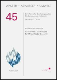 Assessment Framework for Urban Water Security