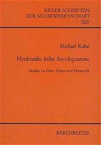 Hindemiths frühe Streichquartette (1915-1923)