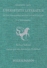 Übersetzte Literatur in deutschsprachigen Anthologien. Eine Bibliographie.